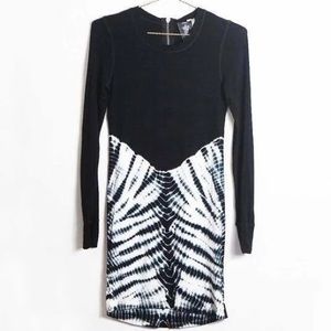 Young Fabulous & Broke Long Sleeve Tie Dye Mini Dress Size Xs